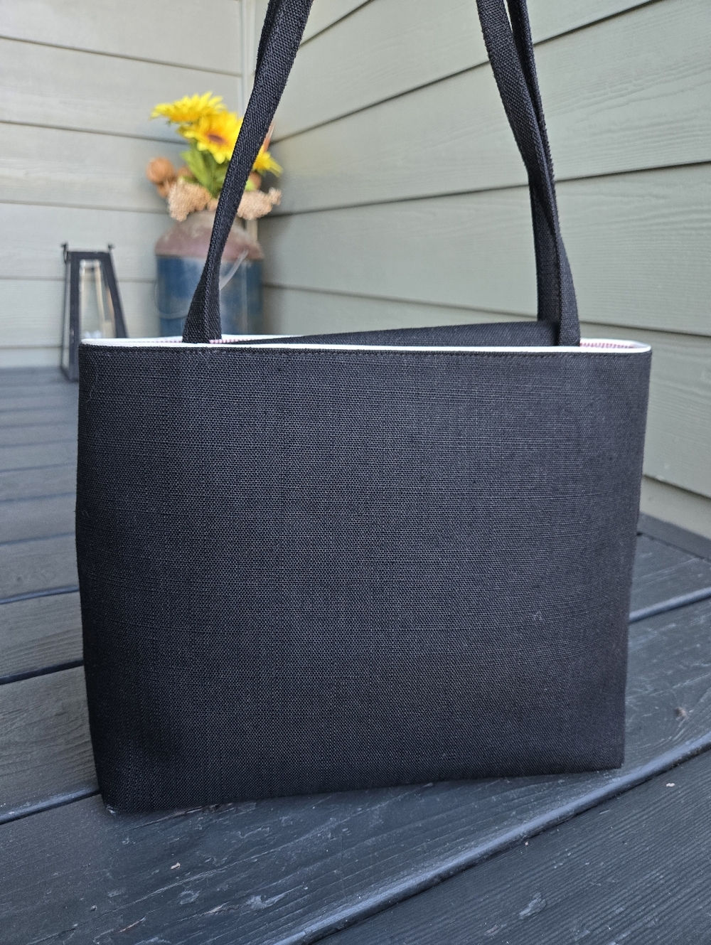 Kate Spade Black Canvas Tote - Picture 2 of 16